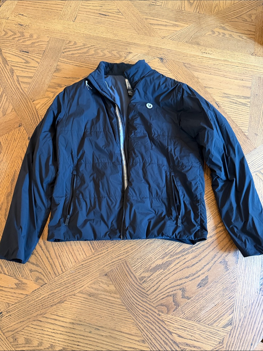 Vuori Navy Lightweight Windbreaker Jacket